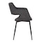 Armen Living Ariana Mid-Century Charcoal Open Back Dining Accent Chair LCARCHBLCH - alternate 4